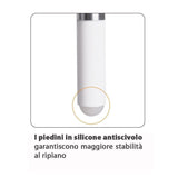 Techly Ica-Ms 461 Soporte De Mesa Para Pantalla Plana 81,3 Cm (32") Independiente Transparente, Blanco