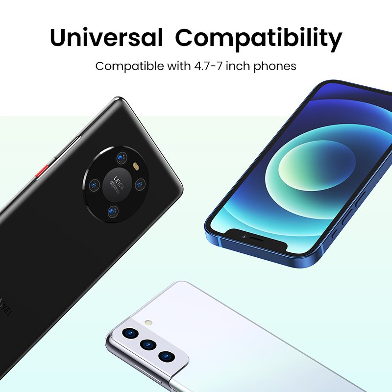 Ugreen 60990b Soporte Para Teléfono Gravity Con Ventosa Negro