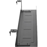 Inline Cable Guía/Estante Para Montaje Debajo De La Mesa, Negro
