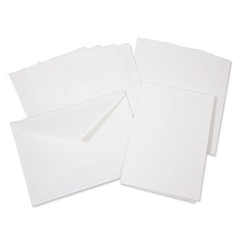 Folia Klappkarten 5 Karten Blanco
