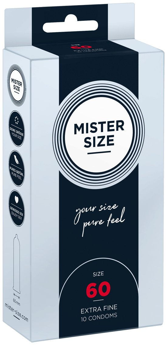 Mister Size - Preservativos Talla Xl 60 Mm (10 Unidades)