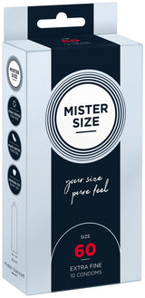 Mister Size - Preservativos Talla Xl 60 Mm (10 Unidades)
