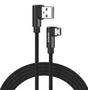 EAN 5901986047162 - Savio CL-161 dwustronny kabel USB- micro USB, 1m, ktowy, oplot cable USB USB 2.0 USB A Micro-USB A Negro imagen 1