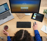 EAN 8713439250596 - Trust Lyra teclado Oficina USB + RF Wireless + Bluetooth QWERTY Español Negro imagen 4