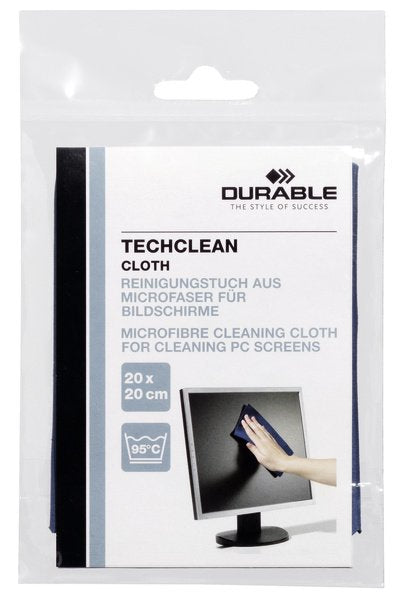 Durable Techclean Trapo Para Limpiar Microfibra Azul 1 Pieza(S)