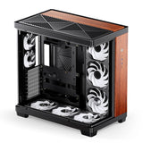 Caja Atx Jonsbo Tk-4 Wood Cristal Templado Negro
