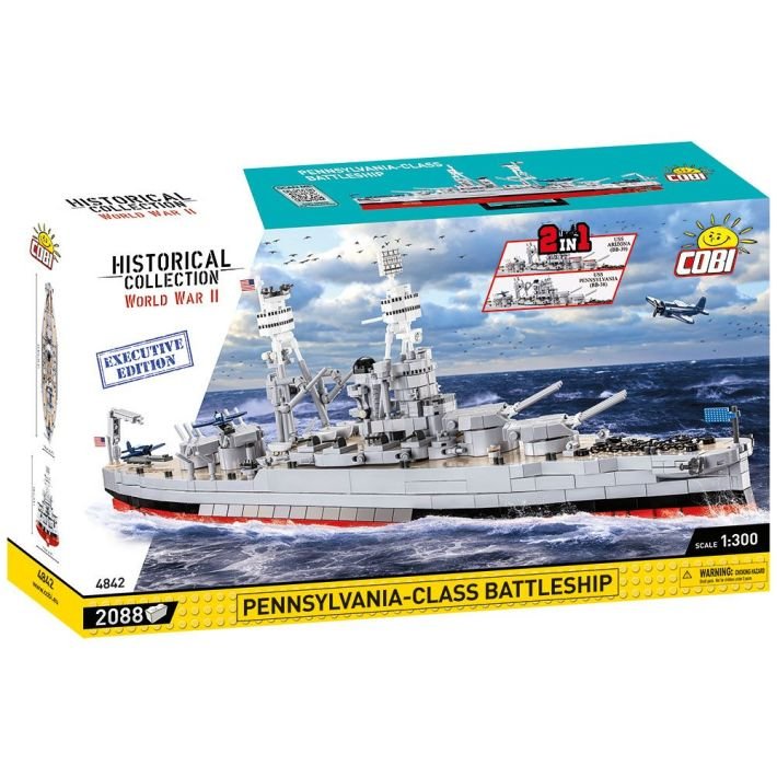 Juguete De Construcción Cobi Pennsylvania Class Battleship - Executive Edition, Escala 1:300 Cobi-4842