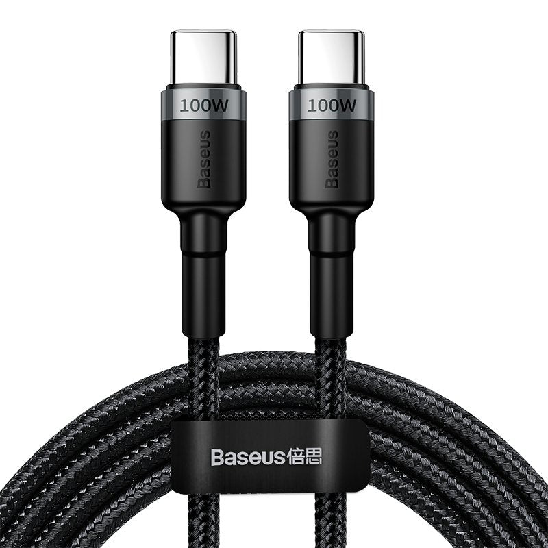 Baseus Cafule Gris/Negro - Cable Usb Tipo C A Tipo C  100w 2m