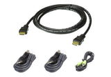 EAN 4719264647116 - ATEN 2L-7D02UHX4 cable para video, teclado y ratón (kvm) Negro imagen 1