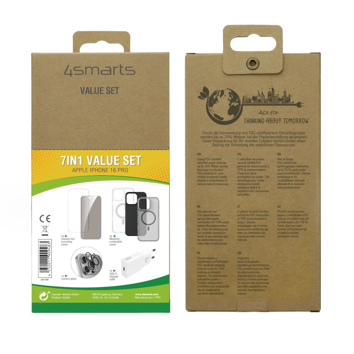 EAN 4252011909483 - 4smarts 541190 kit arrancador para teléfono móvil Negro, Gris, Transparente, Blanco imagen 5
