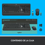 EAN 5099206077423 - Logitech 920-008680 teclado Ratón incluido Universal USB QWERTY Español Negro, Blanco imagen 11