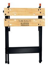 Black+Decker Wm301-Xj Banco De Trabajo Negro/Marrón, Bamboo, Acero, Negro, 341 Mm, 760 Mm, 1 Pieza(S)