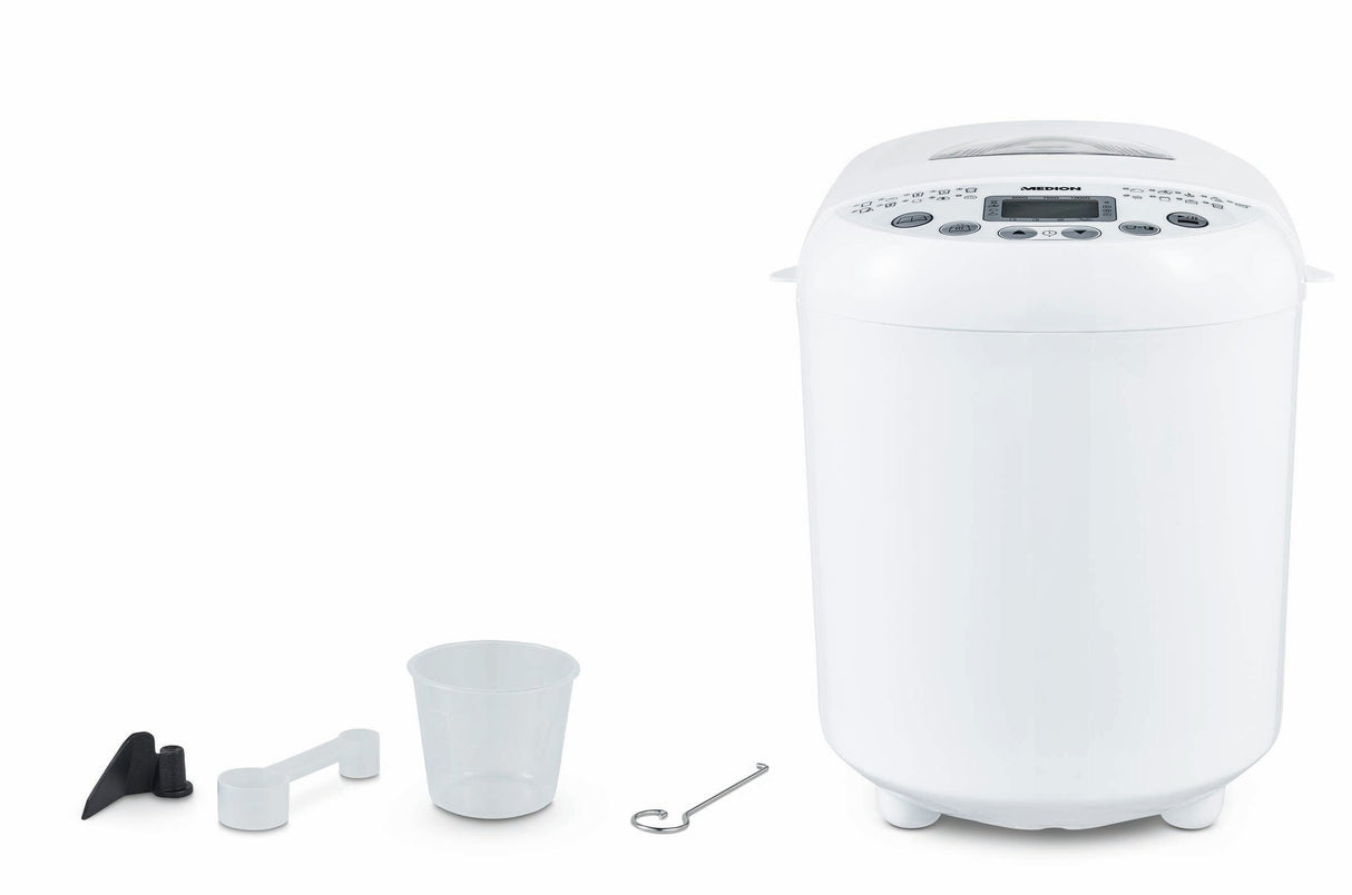 Panificadora Medion Life Brojobackautomat Md 11011 (Blanco, 550 Watt, Para Brojoe Bis 1 Kg) 50076234
