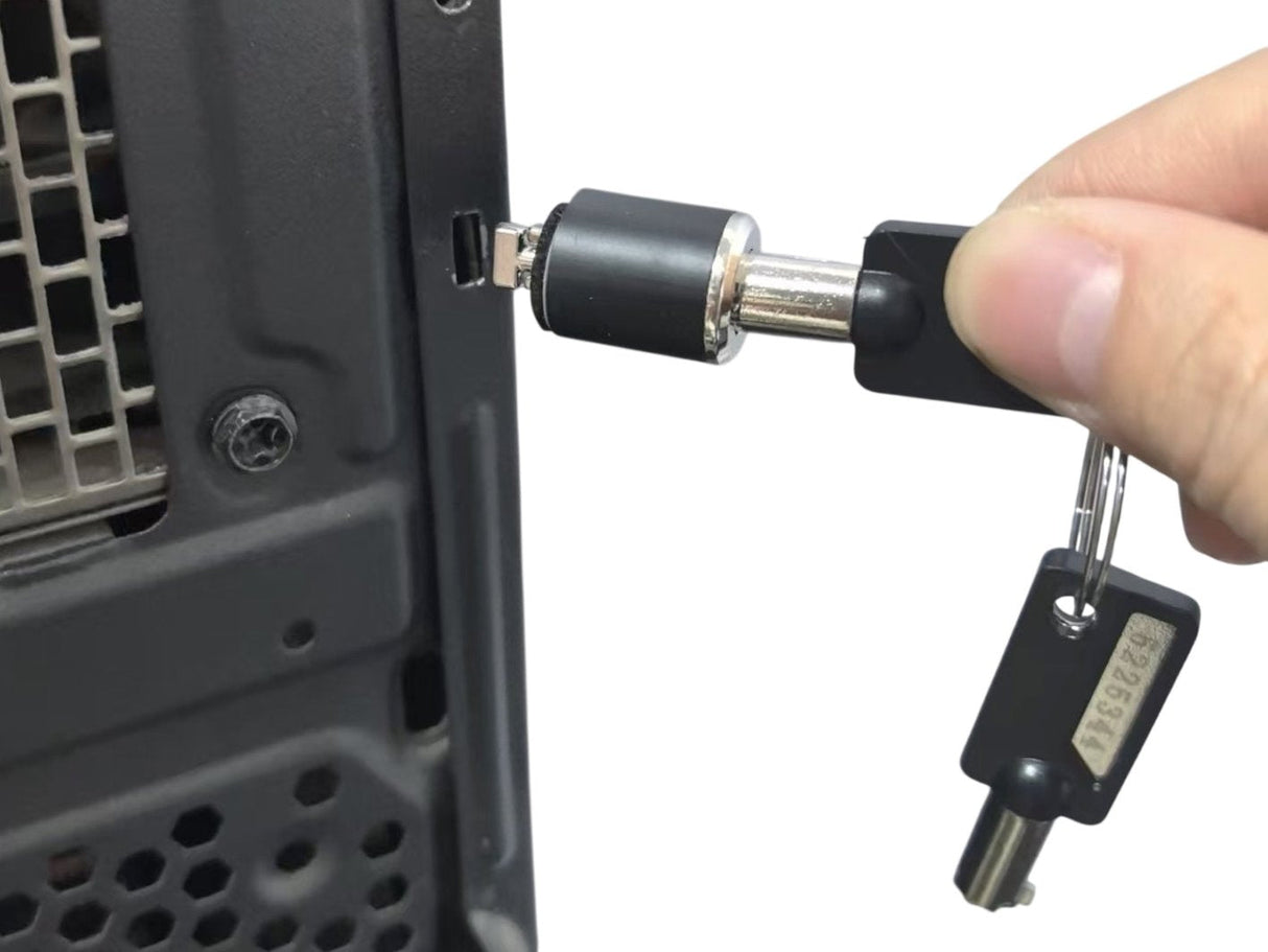 Cerradura De Seguridad Con Llave Conceptronic Custodio03bsm Para Chasis Compatible Con Llave Maestra