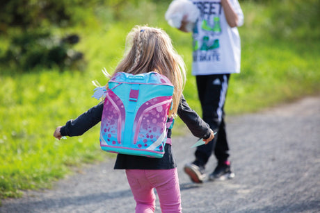 EAN 4008110344539 - Herlitz SoftLight Plus GreenLine Pink Bubbles juego de mochila escolar Chica Poliéster Azul, Rosa imagen 6