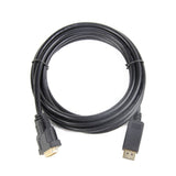 EAN 8716309078955 - Gembird CC-DPM-DVIM-3M adaptador de cable de vídeo DisplayPort DVI Negro imagen 3