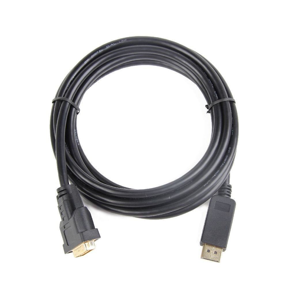 EAN 8716309078955 - Gembird CC-DPM-DVIM-3M adaptador de cable de vídeo DisplayPort DVI Negro imagen 3