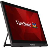 Monitor Viewsonic 15.6  Td1630-3 Tactil Negro 1xhdmi/1xvga/1xusb/1366x768/12ms/Vesa 75x75/Mmedia Td1630-3