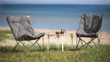 Outwell Tally Lake Chair, Negro And Grey