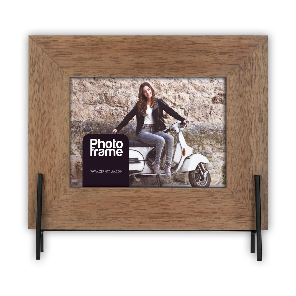 EAN 8020912074212 - ZEP Frejus horizontaal 13x11 hout portret ML275 Expositor de pie retroiluminado Marrón imagen 1