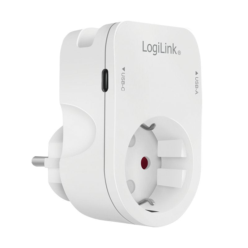 Cargador Usb-A Y Usb-C  2 Puert. 17w 2,4a  Blanco Schuco