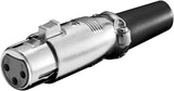 EAN 4040849112232 - Goobay 11223 conector XLR-3 pin Negro, Plata imagen 1