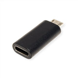 EAN 7630049611306 - VALUE 12.99.3192 cambiador de género para cable Micro-USB B USB-C Negro imagen 3