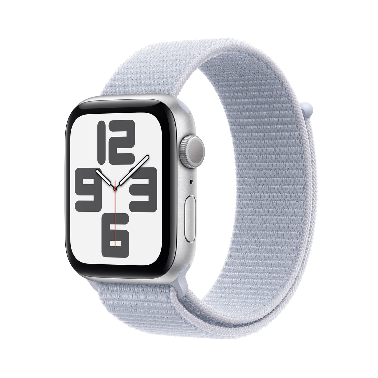 Apple Watch Se, Smartwatch Plateado, Aluminio, 44 ??Mm, Sport Loop Nube Azul Mxet3qf/A