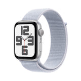 Apple Watch Se, Smartwatch Plateado, Aluminio, 44 ??Mm, Sport Loop Nube Azul Mxet3qf/A