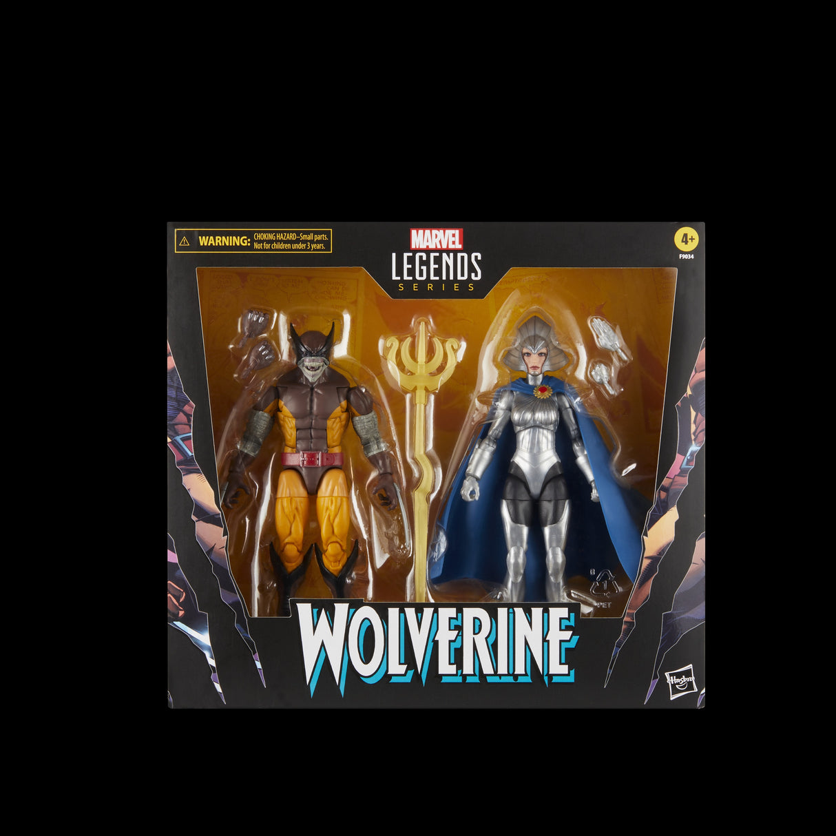Set Figuras Hasbro Marvel Legends Series Lobezno Vs. Lilandra Neramani