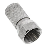 Inline F-Plug Macho Para Cable Coaxial Con Cubierta De Cable De 7,5 Mm