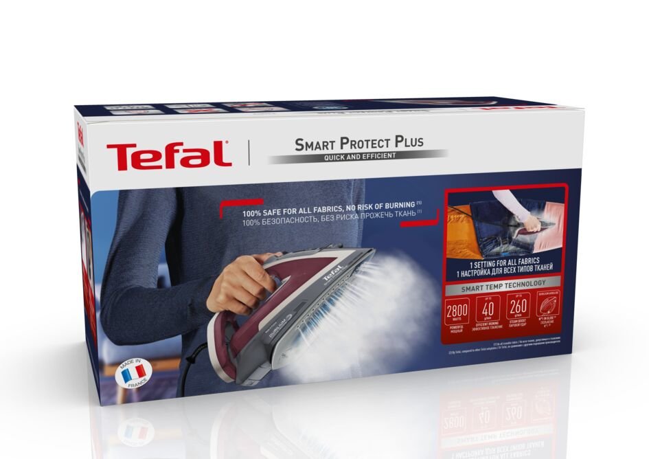 Tefal Smart Protect Plus Fv 6870, Plancha De Vapor