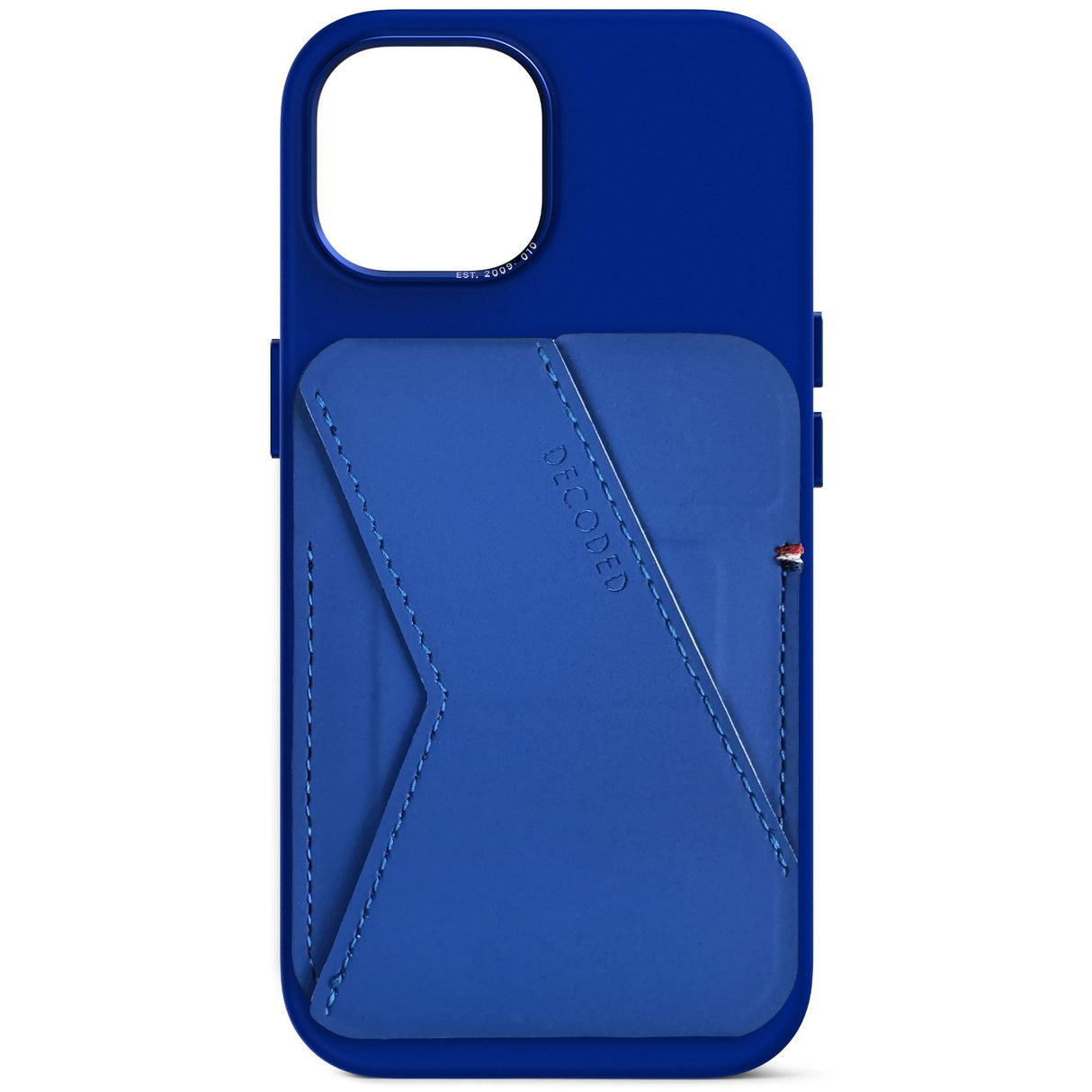Decoded Silicone Magsafe Card Stand Sleeve Galactic Blue