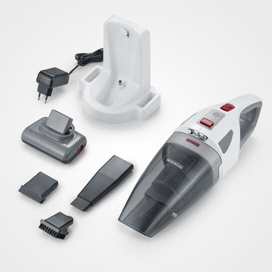 EAN 4008146037009 - Severin HV 7146 aspiradora de pie y escoba eléctrica Batería Seca y húmeda UltraFine 120 W Gris, Rojo, Bl imagen 11