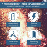 Ansmann 16340 Li-Ion Akku 850mah 3,6v Entrada Micro Usb 1300-0015