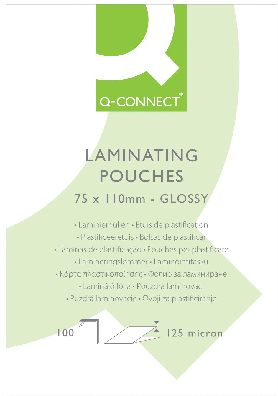 EAN 5705831012196 - Q-CONNECT KF01219 plastificador 100 pieza(s) imagen 3