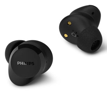 Auriculares Bluetooth Philips Tat1300bk Con Estuche De Carga Autonomía 6h Negros
