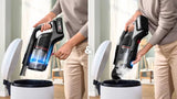 Aspiradora Bosch Bcs931wba De Pie Y Escoba Eléctrica Aspiradora Escoba Batería Secar Hepa Sin Bolsa 0,4 L Blanco 3 Ah