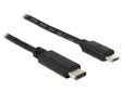 EAN 4043619833337 - DeLOCK 0.5m, USB2.0-C/USB2.0 Micro-B cable USB 0,5 m Micro-USB B USB C Negro imagen 1