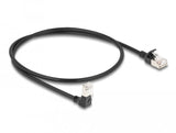 Delock Cable De Red Rj45 Cat.6a S/Ftp Slim 90° Unten Angular / Gerade 0,5 M