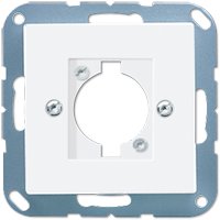 Jung A568-1bfww Abdeckung F. Lautsprecher-Steckverbinder