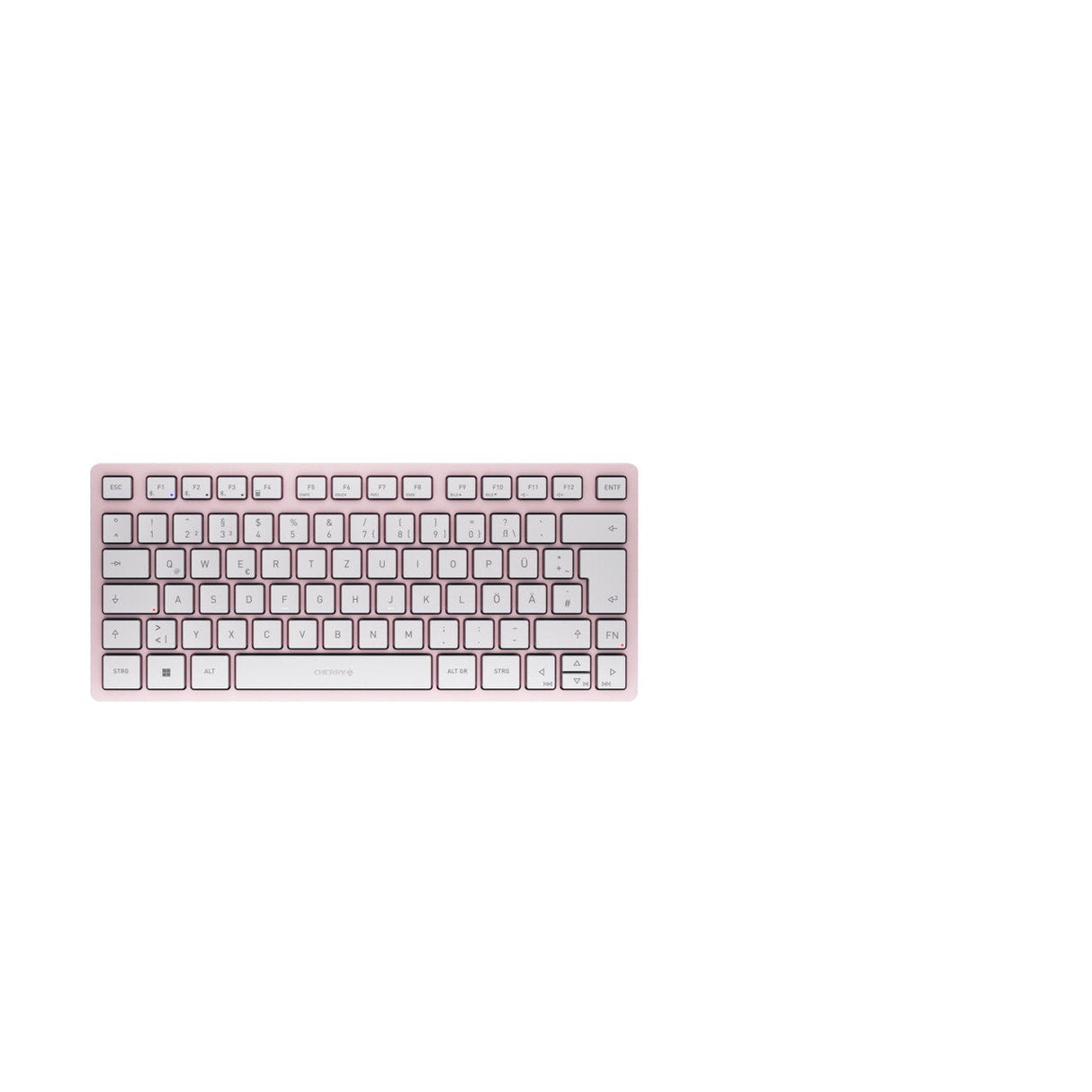 Teclado Alemán Cherry Kw 7100 Mini Bt Wireless De-Layout Cherry Blossom