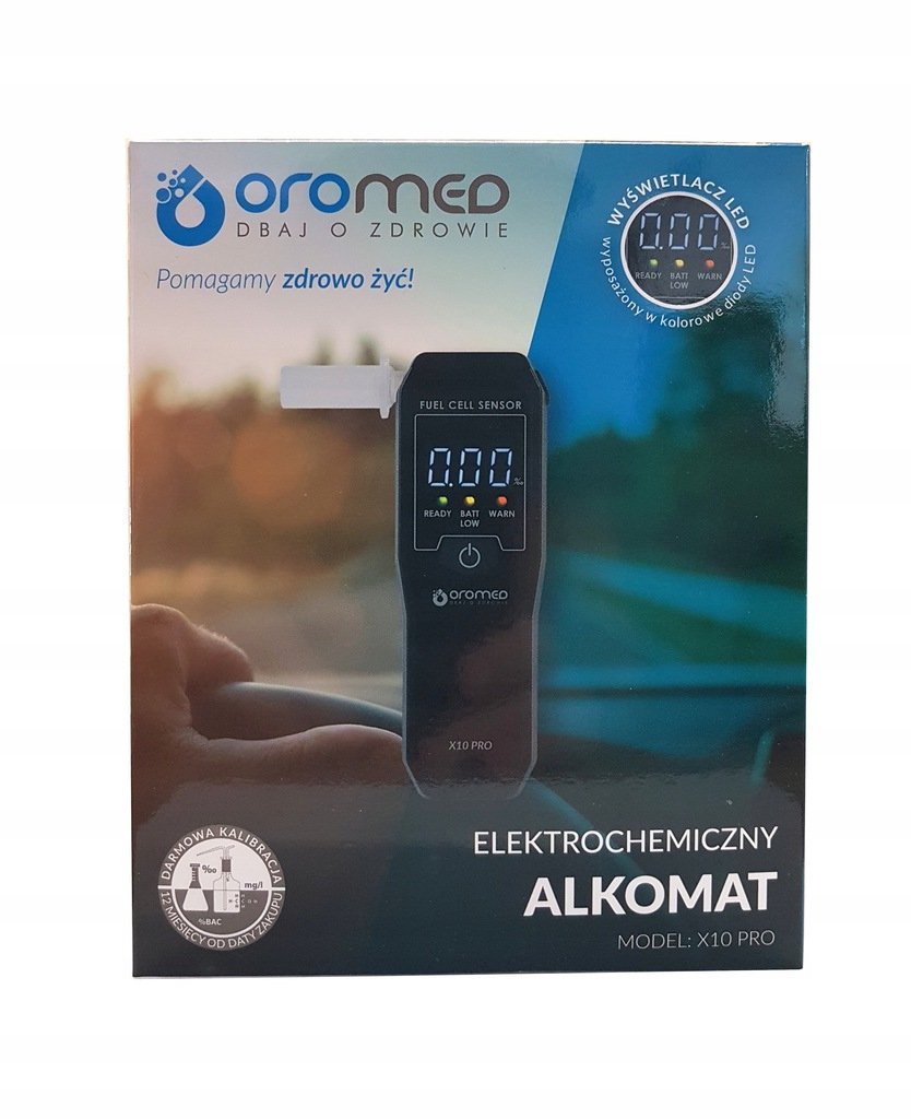 Alcoholímetro Alkomat Oromed X10 Pro