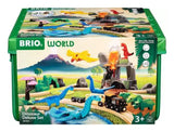 Set De Dinosaur Dinosaur Dinosaur De Brio World, Ferrocarril 63610400