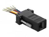 Delock Adaptador Sub-D 9 Pin Macho A Rj45 Hembra Negro