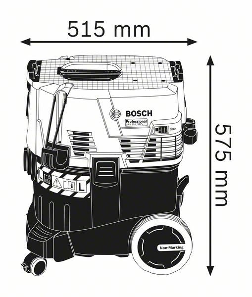 Aspirador Industrial Bosch 0 601 9c3 000 Extractor De Polvo Negro, Azul
