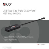 EAN 8719214473174 - CLUB3D CSV-1553 hub de interfaz USB Tipo C Negro imagen 6