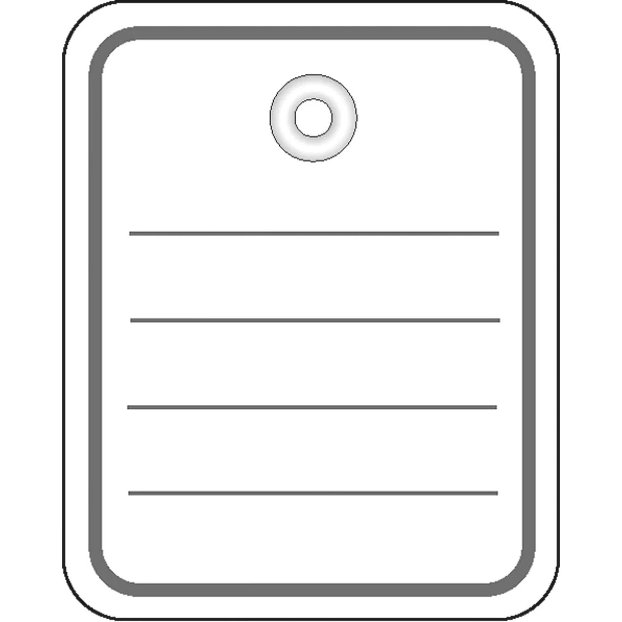 Etiquetas Para Artículos Herma De 40x50 Mm Con Ojal De Plámico, 1000 Unidades.