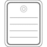 Etiquetas Para Artículos Herma De 40x50 Mm Con Ojal De Plámico, 1000 Unidades.