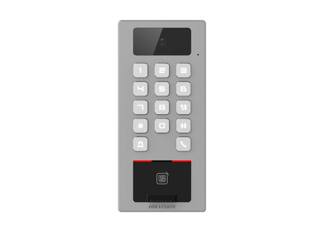 EAN 6931847103910 - Hikvision DS-K1T502DBFWX-C lector de control de acceso Lector básico de control de acceso Negro, Gris imagen 1